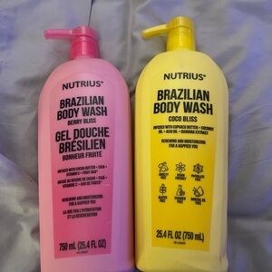 Brazilian Body Wash Duo - Pink Berry Bliss & Yellow Coco Bliss